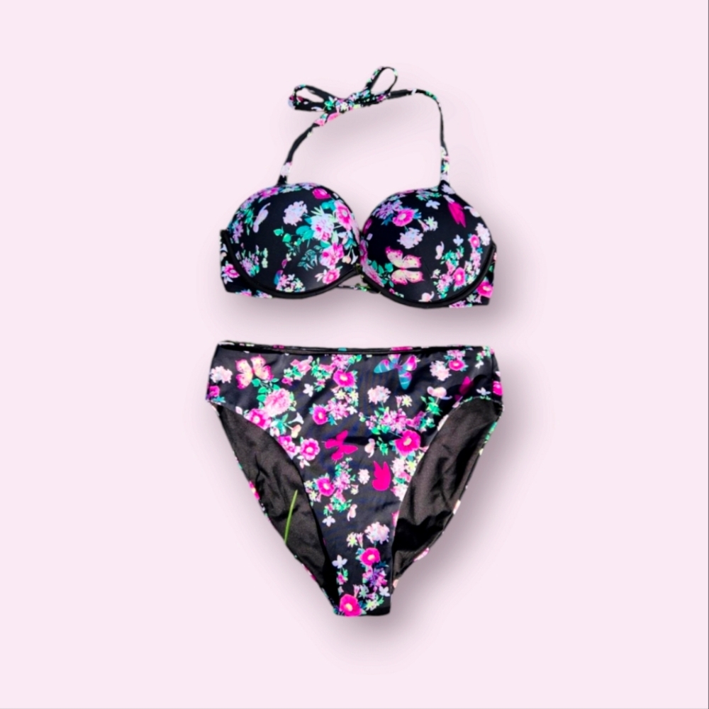 Victoria's Secret Floral Two Piece Swimset !
